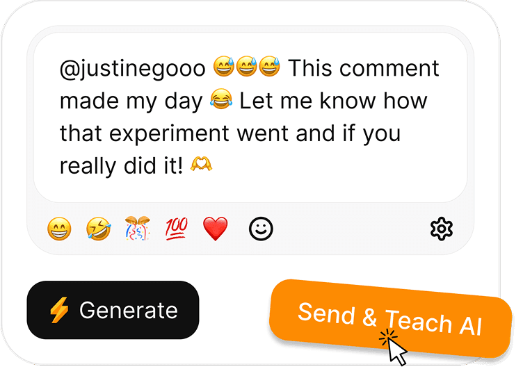 Teach AI with Every Reply